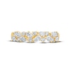 Thumbnail Image 3 of Monique Lhuillier Bliss Diamond Anniversary Band 3/4 ct tw Pear & Round-cut 18K Yellow Gold