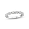 Thumbnail Image 1 of XO from KAY Diamond Anniversary Band 1/2 ct tw Round-cut 10K White Gold