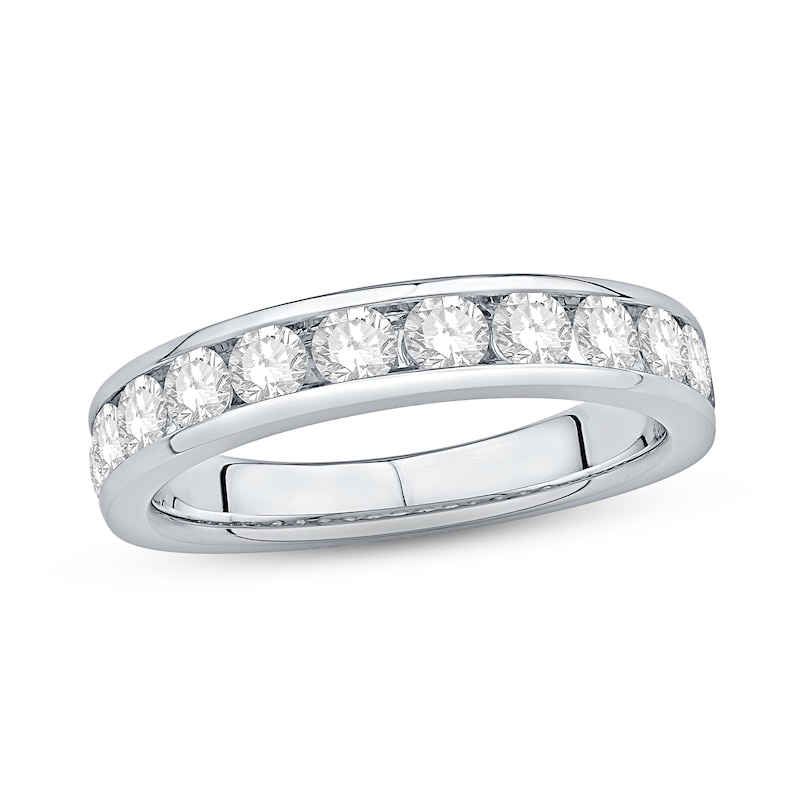 Main Image 1 of Diamond Anniversary Band 1 ct tw Round-cut 18K White Gold