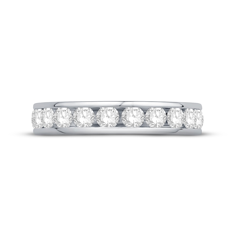 Main Image 2 of Diamond Anniversary Band 1 ct tw Round-cut 18K White Gold