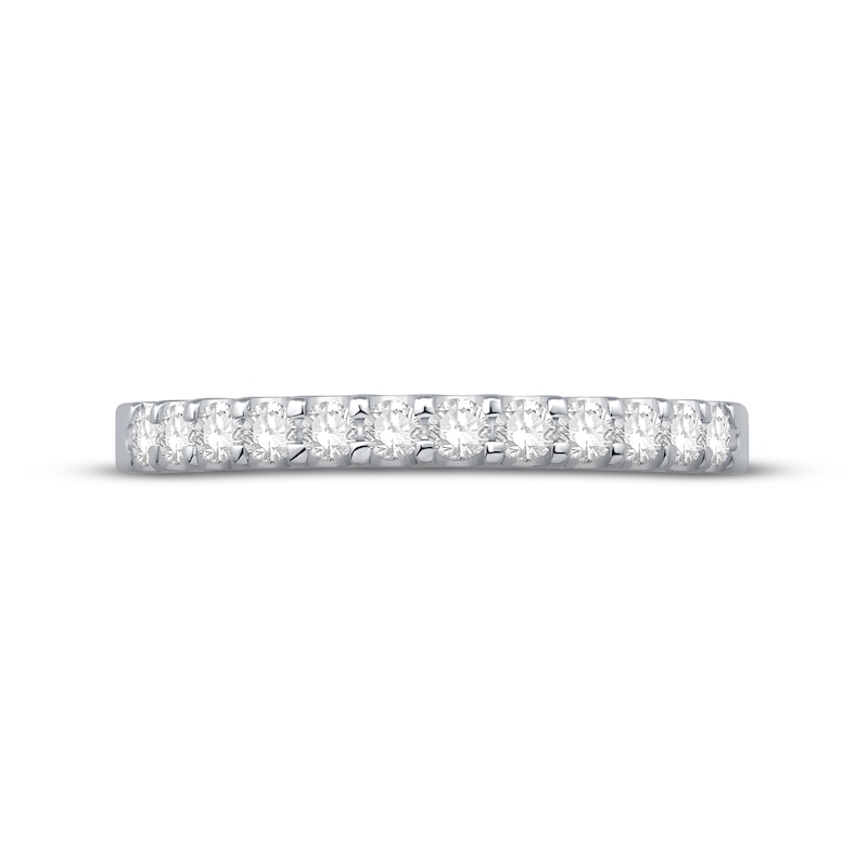 Main Image 2 of Diamond Anniversary Band 1/2 ct tw Round-cut 18K White Gold