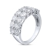 Thumbnail Image 2 of Diamond Two-Row Anniversary Band 3 ct tw Round-cut 14K White Gold