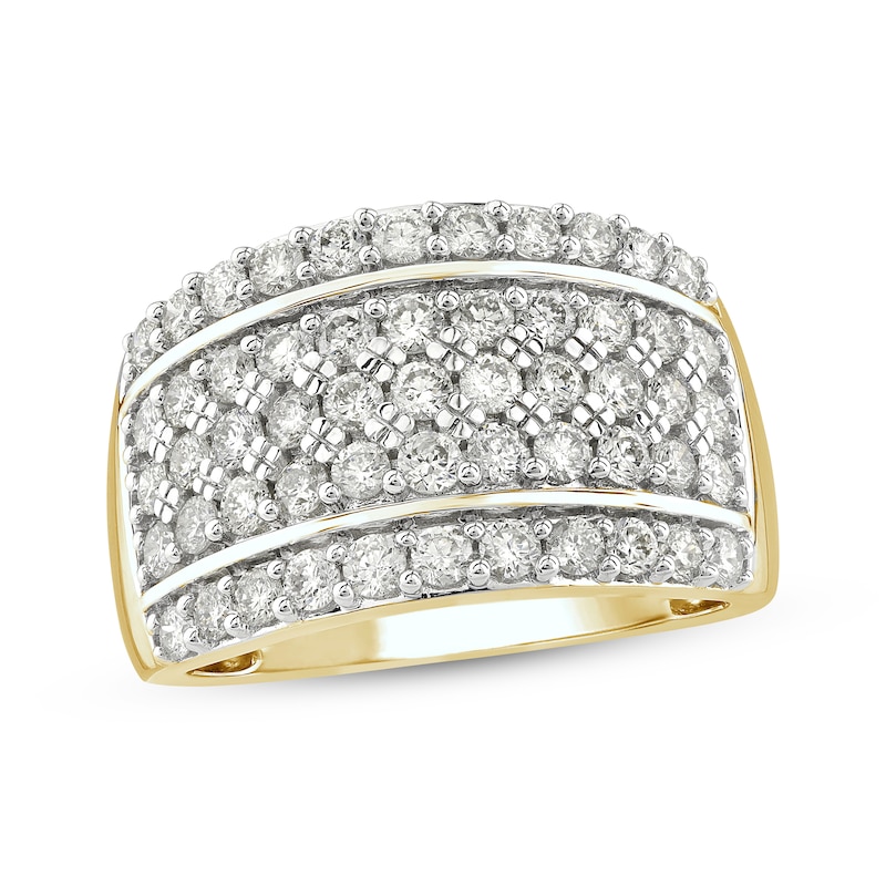 Diamond Anniversary Band 1-1/2 ct tw 14K Yellow Gold | Kay Outlet