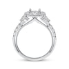 Thumbnail Image 1 of Marquise and Round-Cut Diamond Ring Setting 1 ct tw 14K White Gold