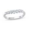 Thumbnail Image 1 of Diamond Twist Anniversary Band 1/2 ct tw Round-cut 14K White Gold