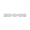 Thumbnail Image 2 of Round-cut Diamond Anniversary Band 1/2 ct tw 14K White Gold