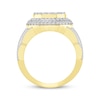 Thumbnail Image 3 of Men's Multi-Diamond Center Circle Ring 2 ct tw 10K Yellow Gold