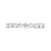 Thumbnail Image 3 of Diamond Seven-Stone Anniversary Band 1/2 ct tw 14K White Gold