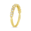 Thumbnail Image 2 of Diamond Marquise-Frame Anniversary Ring 1/4 ct tw 14K Yellow Gold