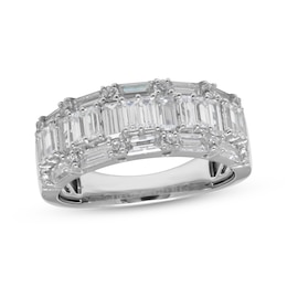 Lab-Created Diamonds by KAY Baguette & Round-Cut Ring 1-1/2 ct tw 10K White Gold