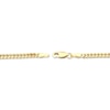 Thumbnail Image 3 of Solid Miami Cuban Curb Chain Necklace 3.3mm 14K Yellow Gold 22&quot;