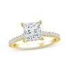 Thumbnail Image 1 of Lab-Grown Diamonds by KAY Princess-Cut Engagement Ring 1-1/4 ct tw 14K Yellow Gold