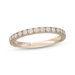 Neil Lane Artistry Lab-Grown Diamond Wedding Band 1/2 ct tw 14K Yellow Gold