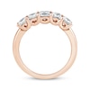 Thumbnail Image 2 of Princess-Cut Five-Stone Anniversary Ring 1-1/2 ct tw 14K Rose Gold