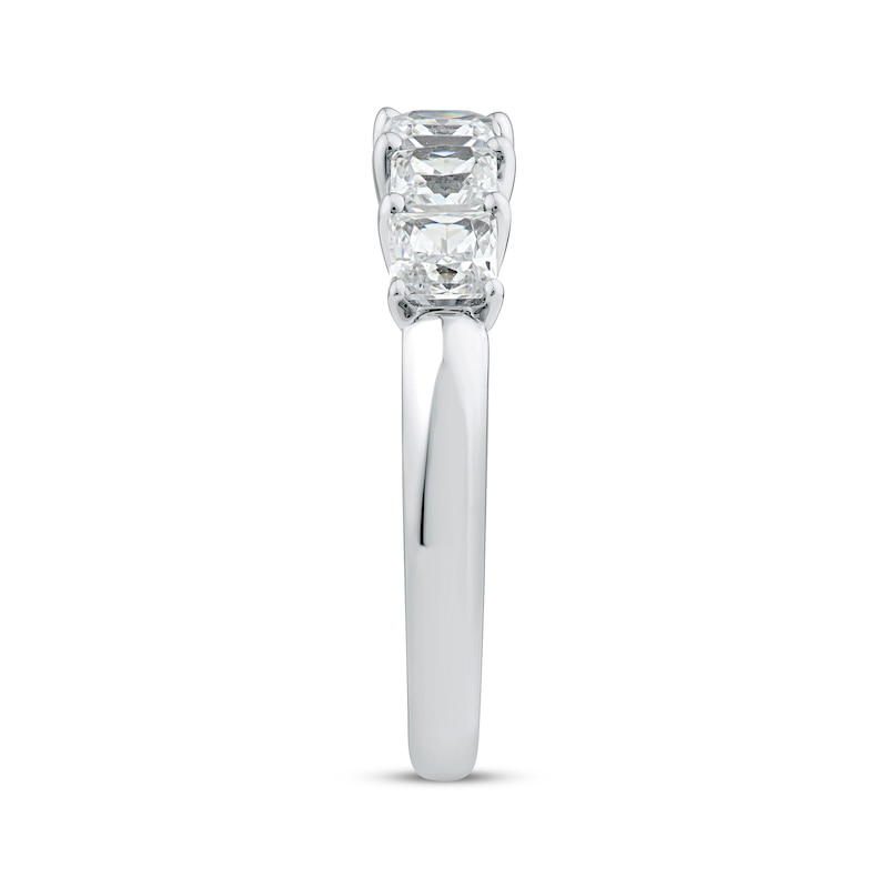 Main Image 2 of Princess-Cut Five-Stone Anniversary Ring 1-1/2 ct tw 14K White Gold