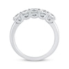 Thumbnail Image 3 of Princess-Cut Five-Stone Anniversary Ring 1-1/2 ct tw 14K White Gold