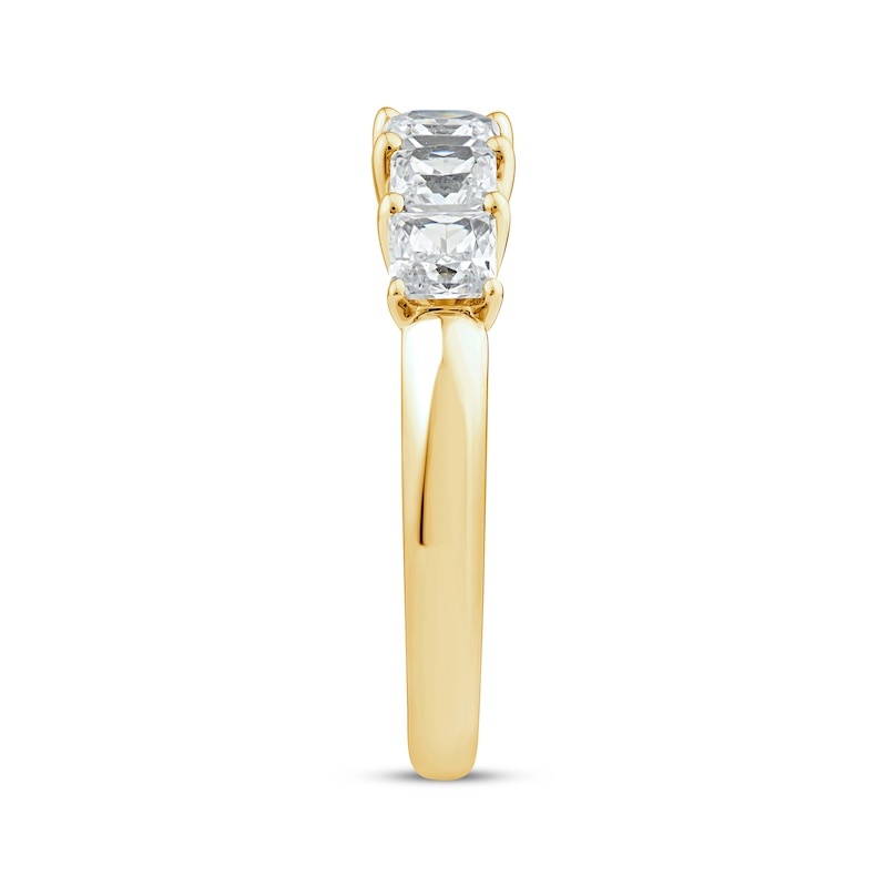 Main Image 2 of Princess-Cut Five-Stone Anniversary Ring 1-1/2 ct tw 14K Yellow Gold