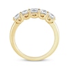 Thumbnail Image 3 of Princess-Cut Five-Stone Anniversary Ring 1-1/2 ct tw 14K Yellow Gold