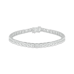 Lab-Created Diamonds by KAY Link Bracelet 2 ct tw 10K White Gold 7&quot;