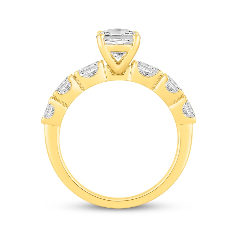 Lab-Grown Diamonds by KAY Oval-Cut Engagement Ring 2-1/2 ct tw 14K Yellow Gold