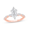 Thumbnail Image 1 of Lab-Created Diamonds by KAY Marquise-Cut Engagement Ring 2 ct tw 14K Rose Gold