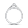 Thumbnail Image 2 of Round-Cut Diamond Halo Bridal Set 5/8 ct tw 10K White Gold