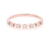 Thumbnail Image 1 of Lab-Created Diamonds by KAY Seven-Stone Anniversary Ring 1/6 ct tw 14K Rose Gold