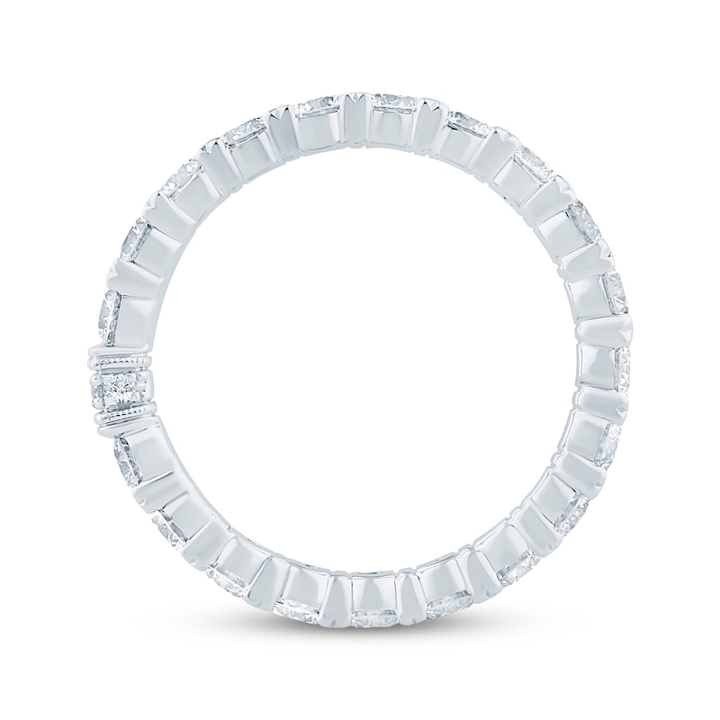 Main Image 3 of Monique Lhuillier Bliss Lab-Grown Diamond Eternity Ring 2 ct tw 18K White Gold