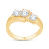 Thumbnail Image 2 of Diamond Three-Stone Anniversary Ring 1 ct tw 14K Yellow Gold