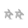 Thumbnail Image 2 of Diamond Accent Starfish Outline Earrings Sterling Silver