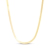 Thumbnail Image 1 of Solid Herringbone Chain Necklace 3mm 10K Yellow Gold 18&quot;