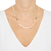 Thumbnail Image 4 of Solid Herringbone Chain Necklace 3mm 10K Yellow Gold 18&quot;