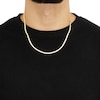 Thumbnail Image 5 of Solid Herringbone Chain Necklace 3mm 10K Yellow Gold 18&quot;