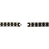 Thumbnail Image 4 of Men's Black Diamond Link Bracelet 1/4 ct tw Black & Yellow Ion-Plated Stainless Steel 8.5&quot;