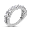 Thumbnail Image 2 of Lab-Grown Diamonds by KAY Oval & Round-Cut Crossover Ring 2 ct tw 14K White Gold