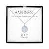 Thumbnail Image 1 of Happiness Symbol Medallion Necklace with Diamonds Sterling Silver 18&quot;