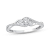 Thumbnail Image 1 of Diamond Bypass Promise Ring 1/6 ct tw Sterling Silver