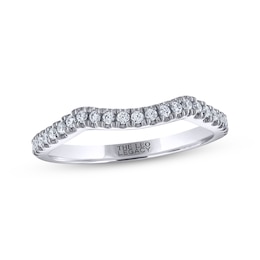 THE LEO Legacy Lab-Grown Diamond Contour Wedding Band 1/4 ct tw 14K White Gold