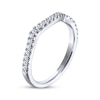 Thumbnail Image 2 of THE LEO Legacy Lab-Grown Diamond Contour Wedding Band 1/4 ct tw 14K White Gold