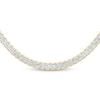 Thumbnail Image 3 of Men's Diamond Square Link Tennis Necklace 5 ct tw 10K Yellow Gold 20&quot;