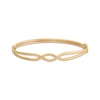 Thumbnail Image 1 of Reaura Crossover Bangle Bracelet Repurposed 14K Yellow Gold