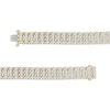 Thumbnail Image 3 of Diamond Alternating Twist Link Bracelet 3 ct tw 10K Yellow Gold 7&quot;