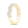 Thumbnail Image 1 of Baguette & Round-Cut Diamond Anniversary Ring 1 ct tw 14K Yellow Gold