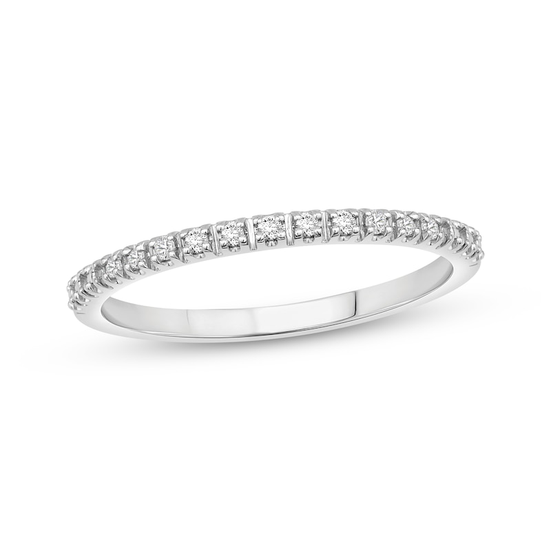 Main Image 1 of Diamond Wedding Band 1/20 ct tw 10K White Gold