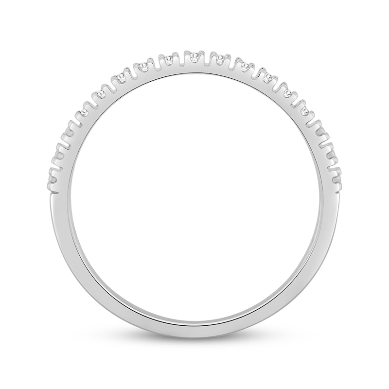 Main Image 3 of Diamond Wedding Band 1/20 ct tw 10K White Gold