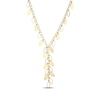 Thumbnail Image 3 of Leaves Y-Drop Necklace 18K Yellow Gold-Plated Sterling Silver 18&quot;