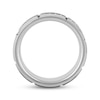 Thumbnail Image 3 of Men's Ribbed Wedding Band Tungsten Carbide 8mm