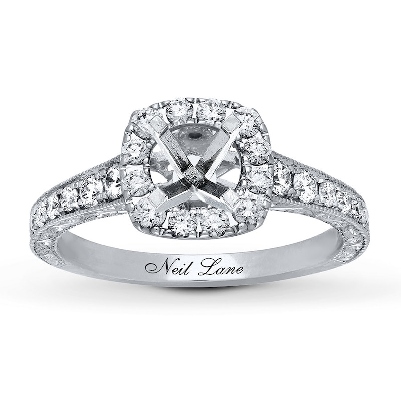 Main Image 1 of Neil Lane Ring Setting 5/8 ct tw Diamonds 14K White Gold