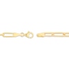 Thumbnail Image 3 of Hollow Paperclip Chain Anklet 10K Yellow Gold 10&quot;