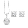 Thumbnail Image 0 of Diamond Solitaire Gift Set 1/2 ct tw Sterling Silver 18" (J/I3)